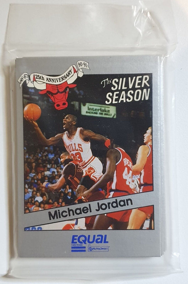 1991 Star Equal Michael Jordan Chicago Bulls SILVER (16 Cards) - Factory Sealed