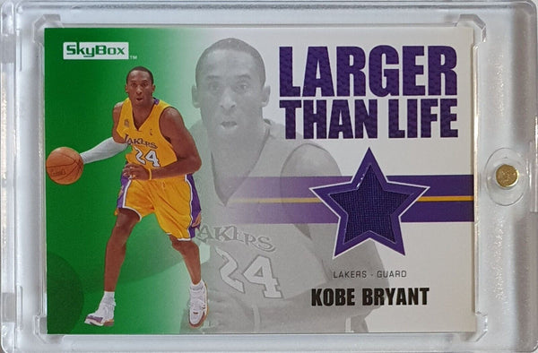 2008 Skybox Kobe Bryant #PATCH Game Worn Jersey Purple - Rare