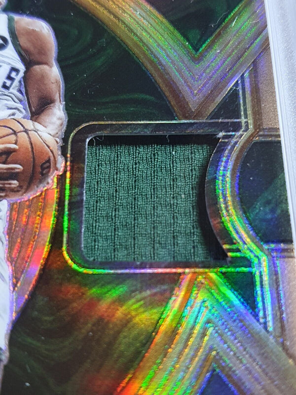 2022 Panini Select Giannis Antetokounmpo #PATCH COPPER /49 Game Worn Jersey