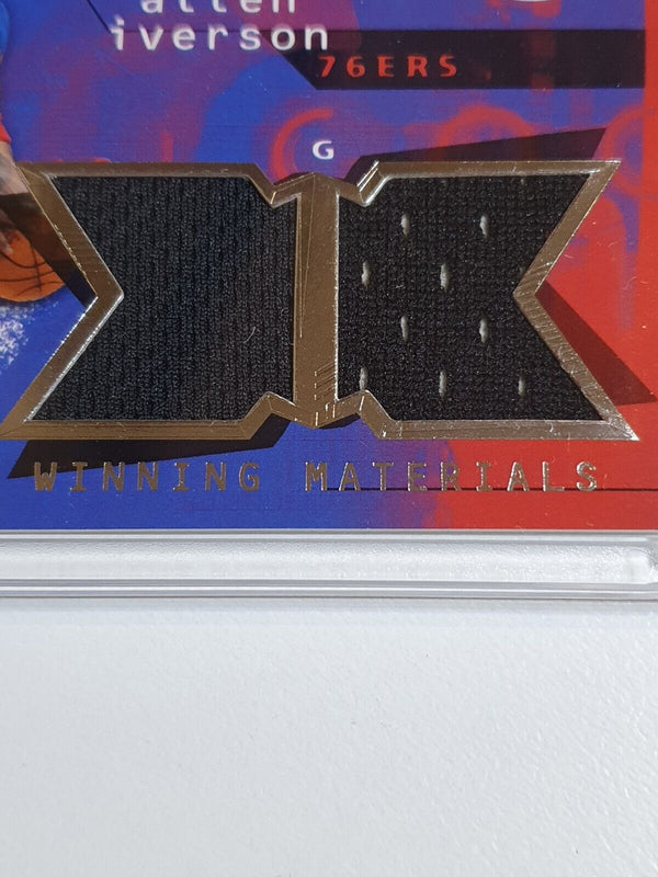 2004 Upper Deck SPx Allen Iverson #PATCH Winning Materials Dual Game Jerseys