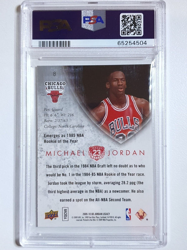 2009 UD Jordan Legacy Michael Jordan #88 GOLD - PSA 9 (POP 16)