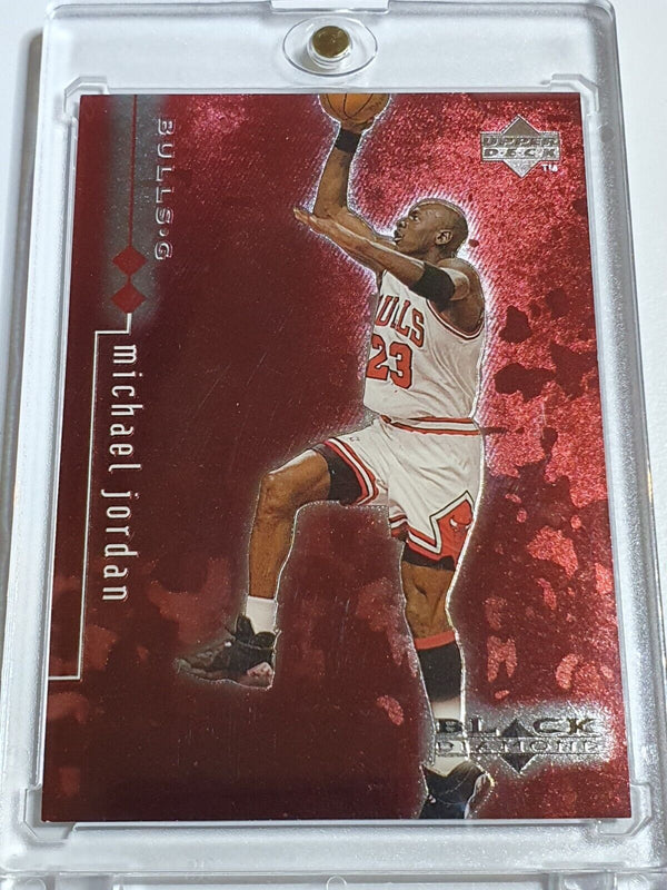 1998 Upper Deck Black Diamond Michael Jordan #9 DOUBLE RED /3000 Foil - Rare