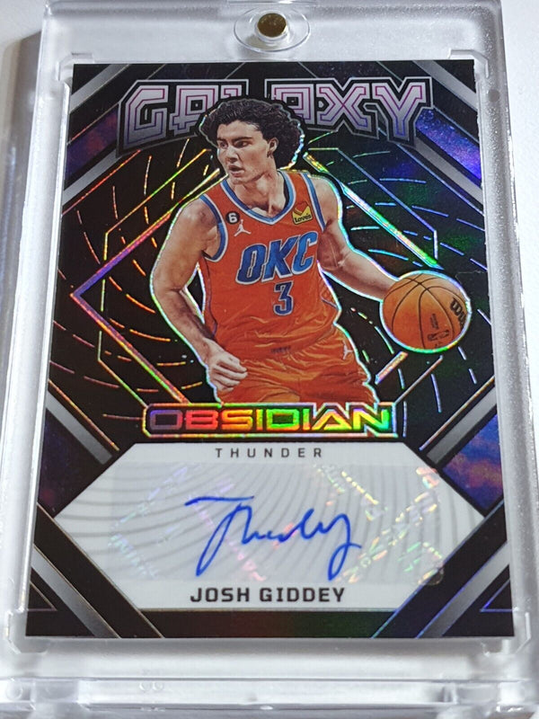 2022 Obsidian Josh Giddey AUTO /99 Galaxy Ink Autograph - Ready to Grade