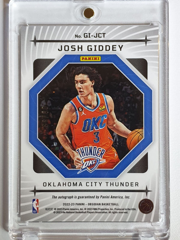 2022 Obsidian Josh Giddey AUTO /99 Galaxy Ink Autograph - Ready to Grade