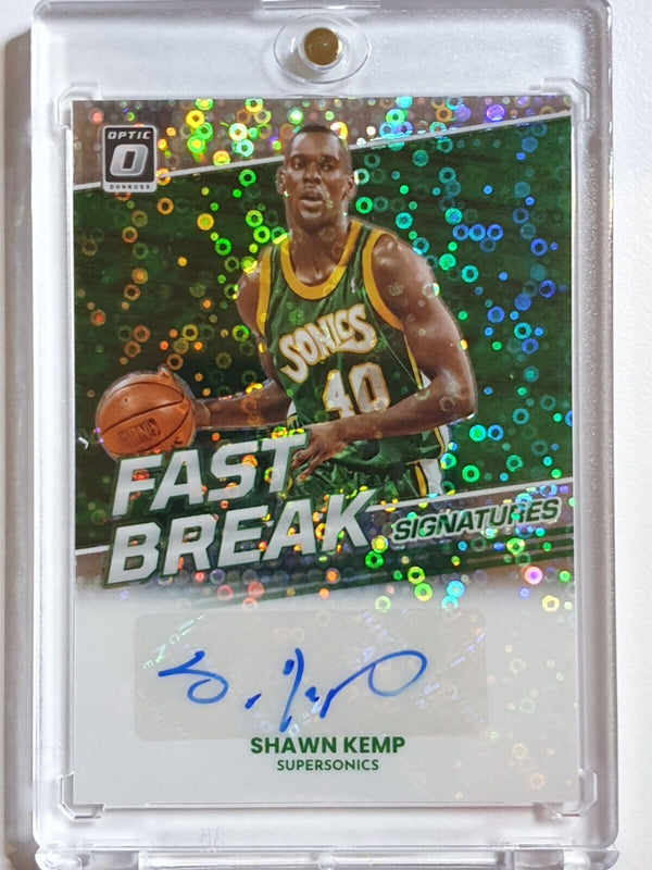 2022 Donruss Optic Shawn Kemp Auto FAST BREAK Signatures - Ready to Grade