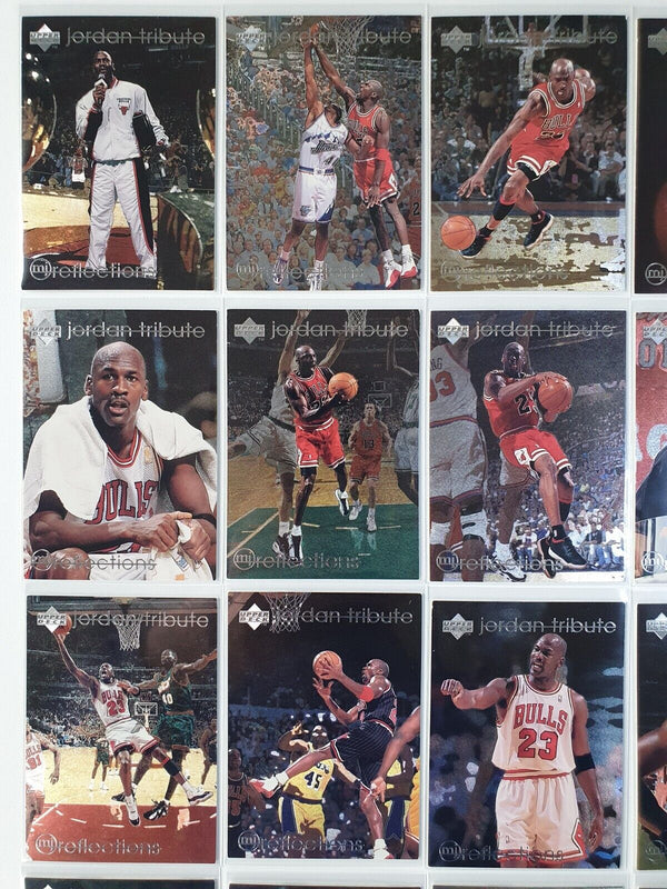 1998 Upper Deck Michael Jordan Tribute Series III REFLECTIONS Complete 30 Cards