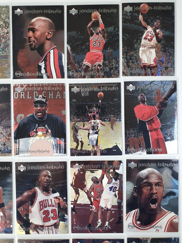 1998 Upper Deck Michael Jordan Tribute Series III REFLECTIONS Complete 30 Cards