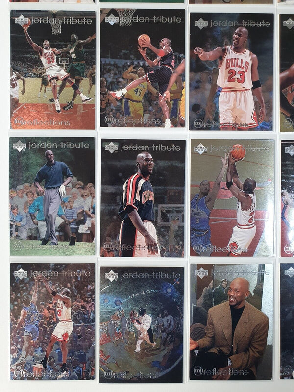 1998 Upper Deck Michael Jordan Tribute Series III REFLECTIONS Complete 30 Cards