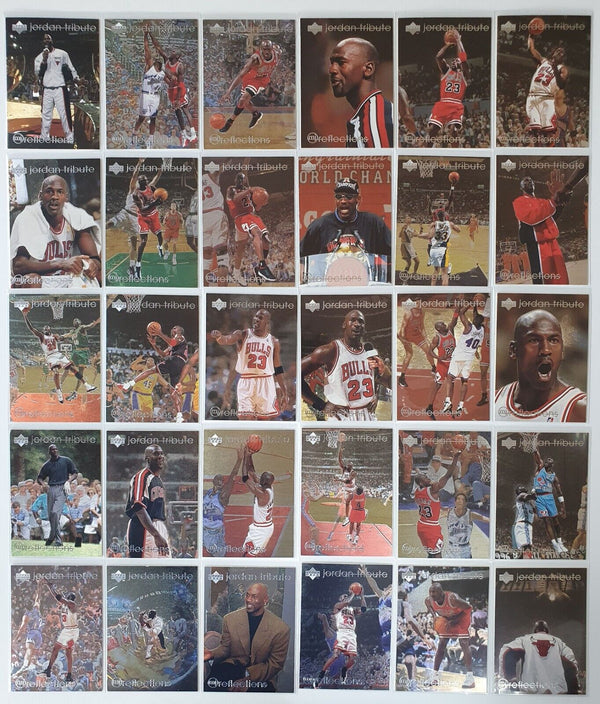 1998 Upper Deck Michael Jordan Tribute Series III REFLECTIONS Complete 30 Set