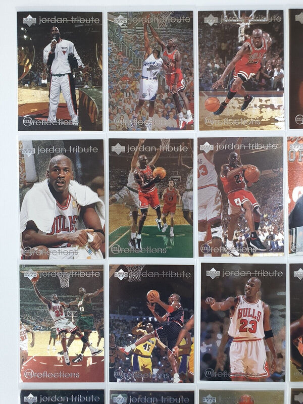 1998 Upper Deck Michael Jordan Tribute Series III REFLECTIONS Complete 30 Set