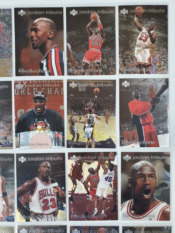 1998 Upper Deck Michael Jordan Tribute Series III REFLECTIONS Complete 30 Set