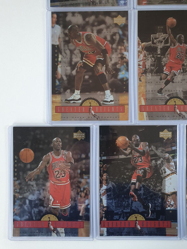 1996 Upper Deck Michael Jordan Greater Heights COMPLETE SET of 10