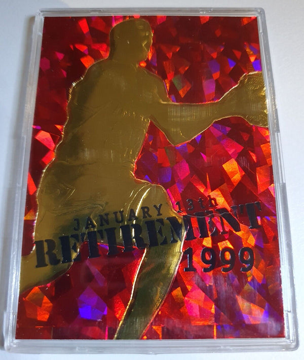 1999 Fleer 23KT Gold Michael Jordan Retirement 4 Card Set + Bonus - Rare