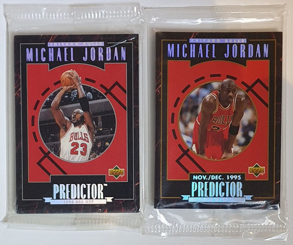 Lot of 2x 1995 Upper Deck Predictor Michael Jordan ( Set of 10 Cards) - Sealed