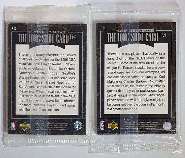 Lot of 2x 1995 Upper Deck Predictor Michael Jordan ( Set of 10 Cards) - Sealed