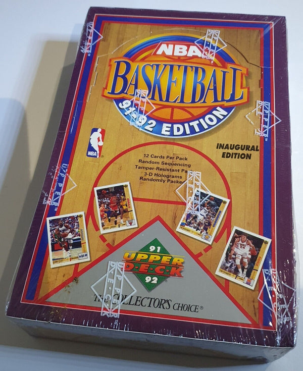1991-92 Upper Deck NBA Basketball Box Inaugural Edition - Factory Sealed
