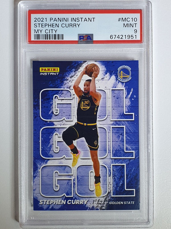 2021 Panini Instant Stephen Curry #MC10 /1496 My City - PSA 9 (POP 12)