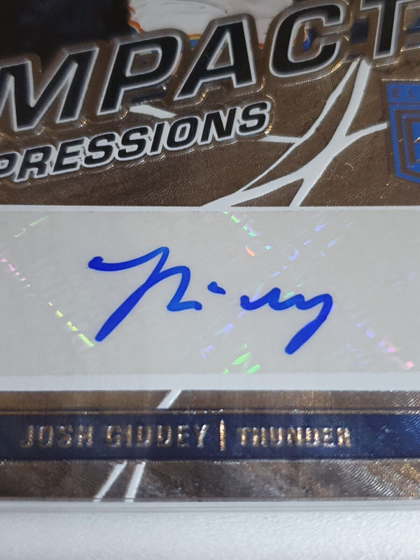 2022 Donruss Elite Josh Giddey #AUTO Impact Impressions - PSA 9 (POP 3)