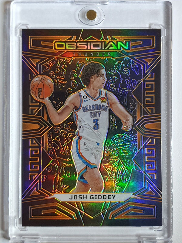 2022 Obsidian Josh Giddey #103 ELECTRIC ETCH ORANGE /50 Holo - Ready to Grade