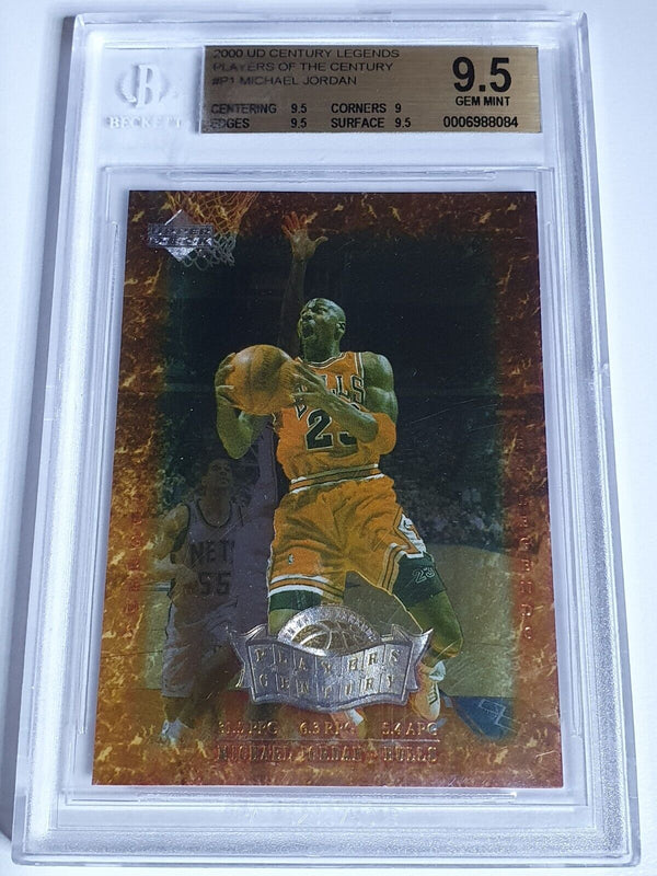2000 Upper Deck Century Legends Michael Jordan - BGS 9.5 (POP 2)