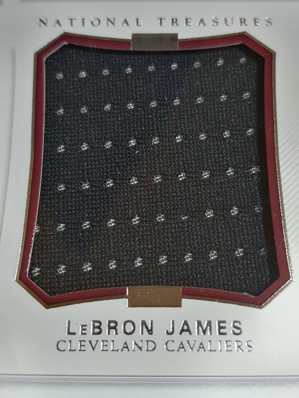 2017 National Treasure LeBron James #PATCH /99 Game Worn Jumbo Jersey - Rare