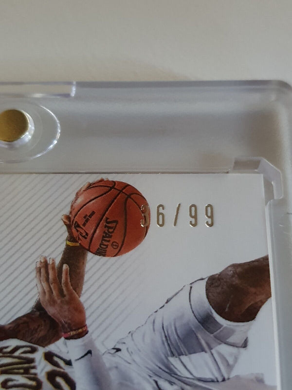 2017 National Treasure LeBron James #PATCH /99 Game Worn Jumbo Jersey - Rare