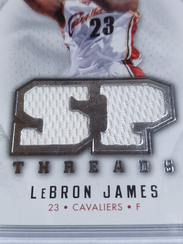 2008 SP Rookie Threads Lebron James #PATCH Game Worn Dual Jerseys - Rare