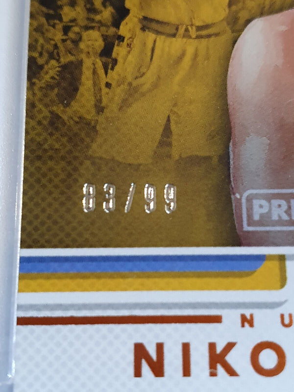 2017 Panini Donruss Nikola Jokic #40 PRESS PROOF /99 Court Kings - Rare