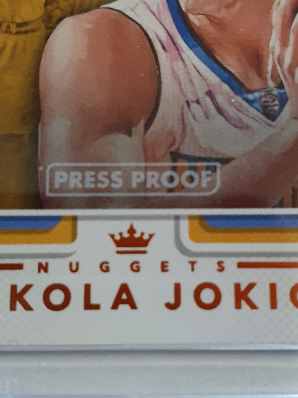 2017 Panini Donruss Nikola Jokic #40 PRESS PROOF /99 Court Kings - Rare