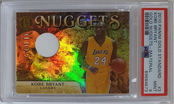 2010 Gold Standard Kobe Bryant #PATCH /199 Game Worn Jersey - PSA 9 (POP 2)