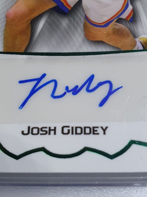 2021 Leaf Josh Giddey Rookie AUTO GREEN /75 RC Autograph - PSA 9 (POP 1)