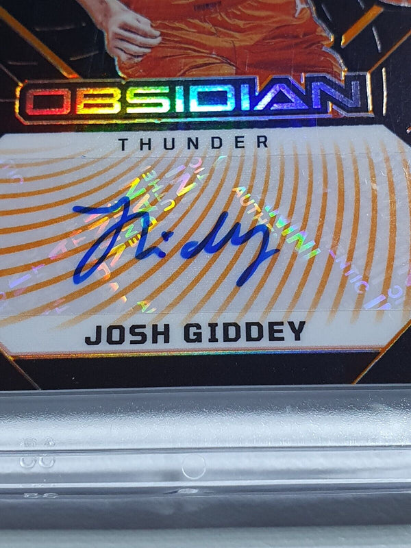 2022 Panini Obsidian Josh Giddey AUTO ORANGE /50 Galaxy Ink Autograph - Rare