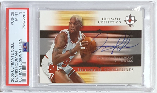2005 Ultimate Collection Dennis Rodman AUTO Signatures - PSA 9 (POP 1)