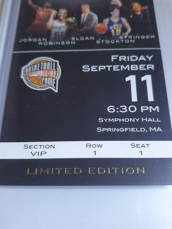 2009 NBA Enshrinement Ceremony Ticket Basketball Michael Jordan Limited Edition