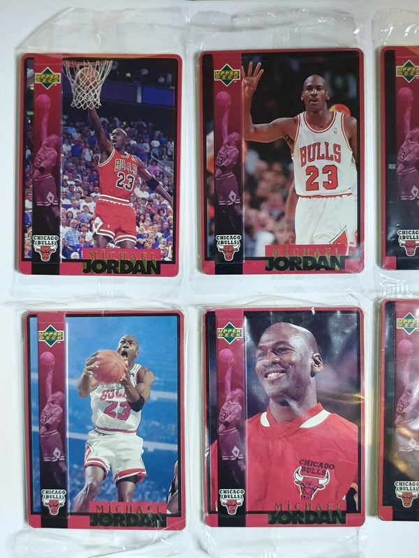 1996 Upper Deck Michael Jordan ALL METAL (6 Cards Set) - with Factory Tin