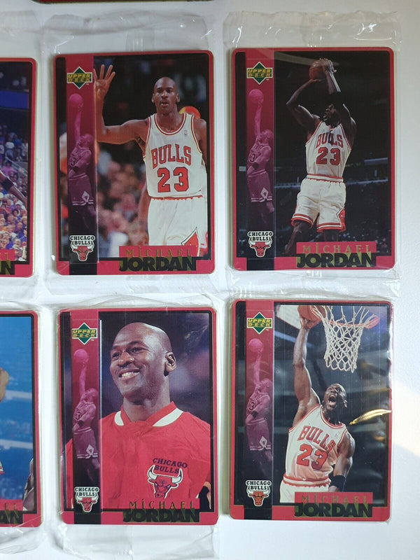 1996 Upper Deck Michael Jordan ALL METAL (6 Cards Set) - with Factory Tin