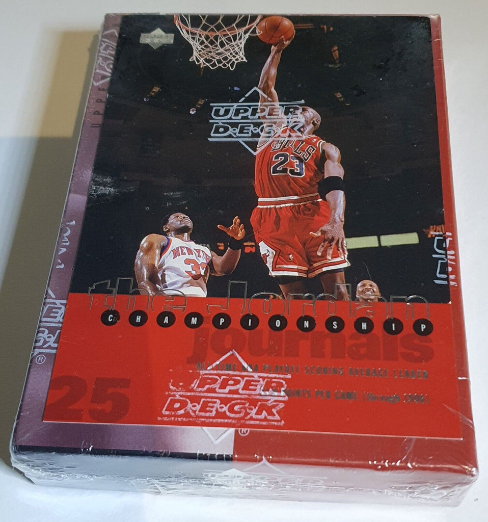 1997 Upper Deck Michael Jordan Championship Journals (24 Cards Set) - Sealed