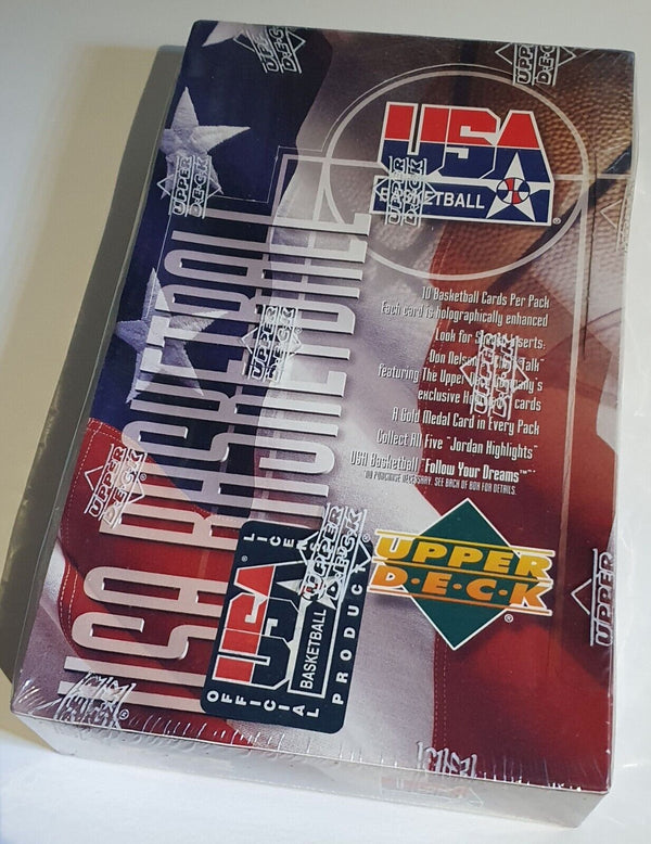 1994 Upper Deck USA Basketball Hobby Box with Jordan Highlights - Factory Sealed