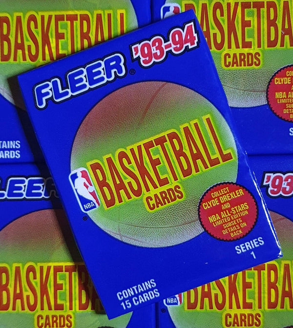 1993-94 Fleer Basketball Series 1 Sealed Pack - Factory Sealed