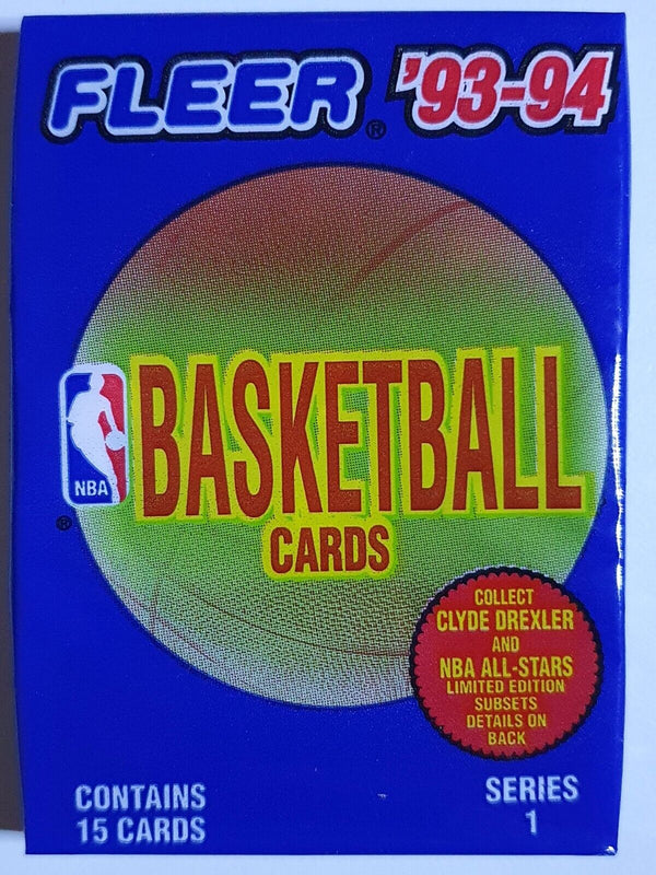 1993-94 Fleer Basketball Series 1 Sealed Pack - Factory Sealed