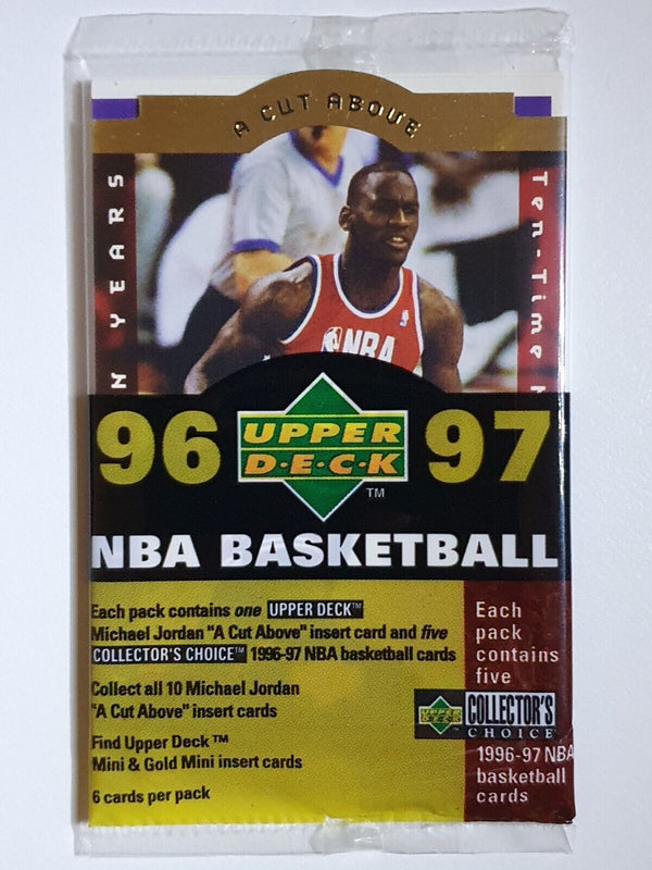5 x Packs - 1996-97 Collectors Choice Michael Jordan 
