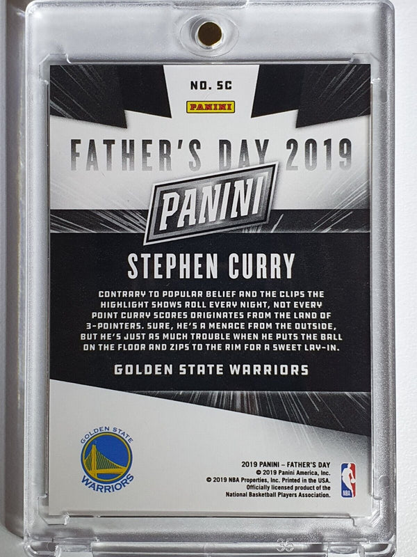 2019 Panini Stephen Curry COSMIC SHIMMER /199 Father's Day - Ready to Grade