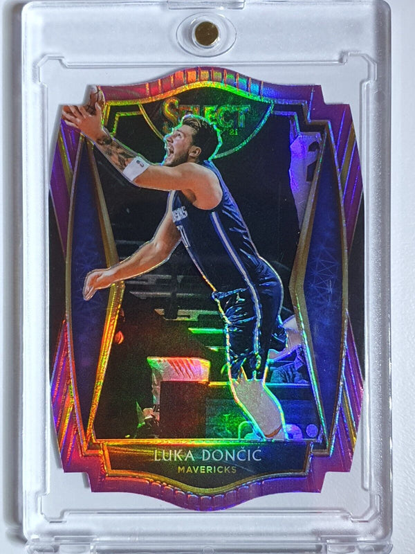 2020 Panini Select Luka Doncic #150 PURPLE Holo /99 Die-Cut - Ready to Grade