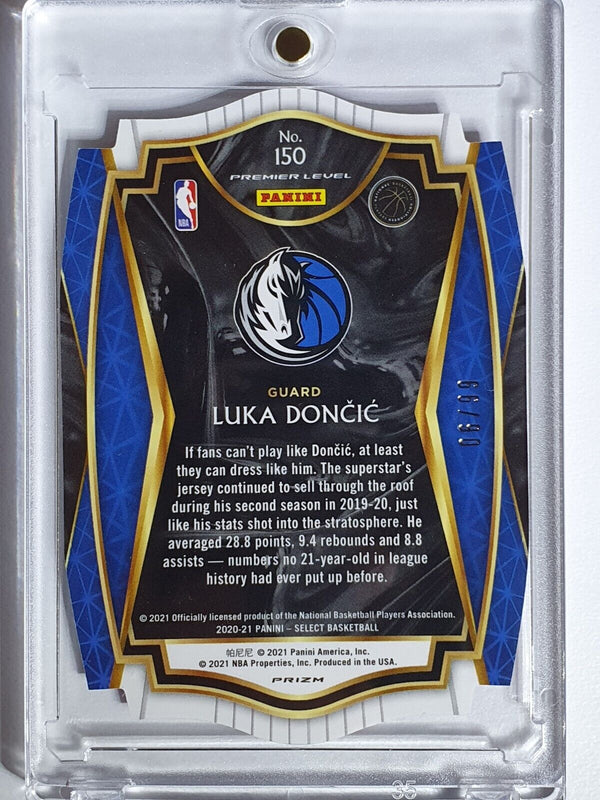 2020 Panini Select Luka Doncic #150 PURPLE Holo /99 Die-Cut - Ready to Grade