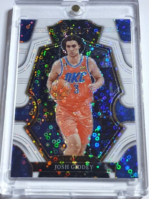2022 Panini Select Josh Giddey #160 WHITE DISCO Holo  /75 Premier Level - Rare