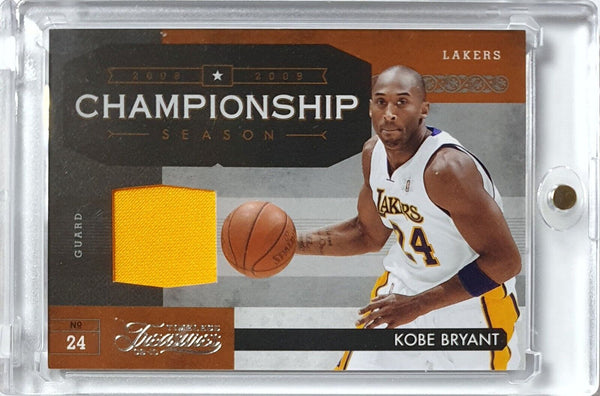 2009 Timeless Treasures Kobe Bryant #PATCH /100 Game Worn Jersey - Rare