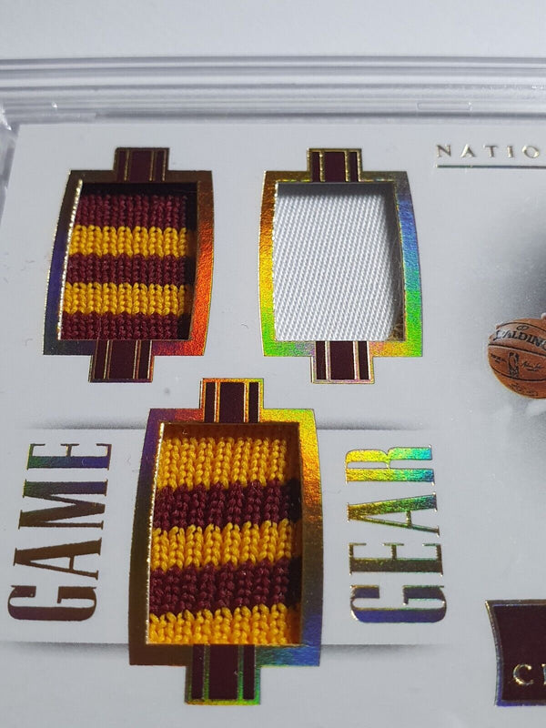 2017 National Treasures LeBron James PRIME PATCH /25 Triple Jerseys - PSA 9