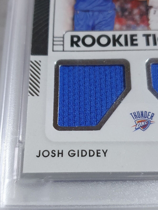 2021 Contenders Josh Giddey Tre Mann Rookie #PATCH Dual Jerseys - PSA 9 (POP 2)