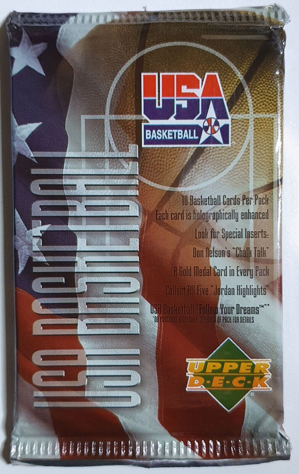 1994 Upper Deck USA Basketball Olympic Team Pack - Factory Sealed Packs