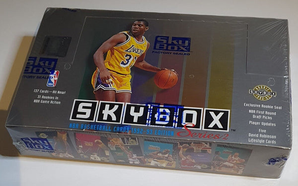 1992-93 Skybox NBA Basketball Series 2 Box - Factory Sealed